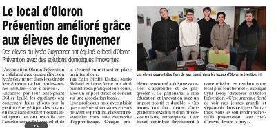 Un Projet Men Avec Les L Ves De Terminale Sn Lyc E Guynemer Oloron